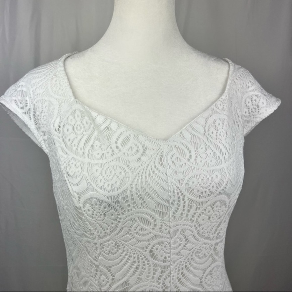 Liz Claiborne White Lace Dress